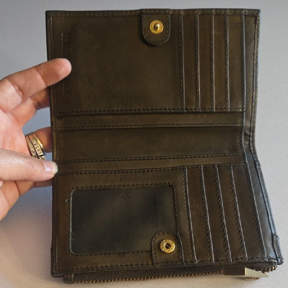 Margot Black Quilted Wallet